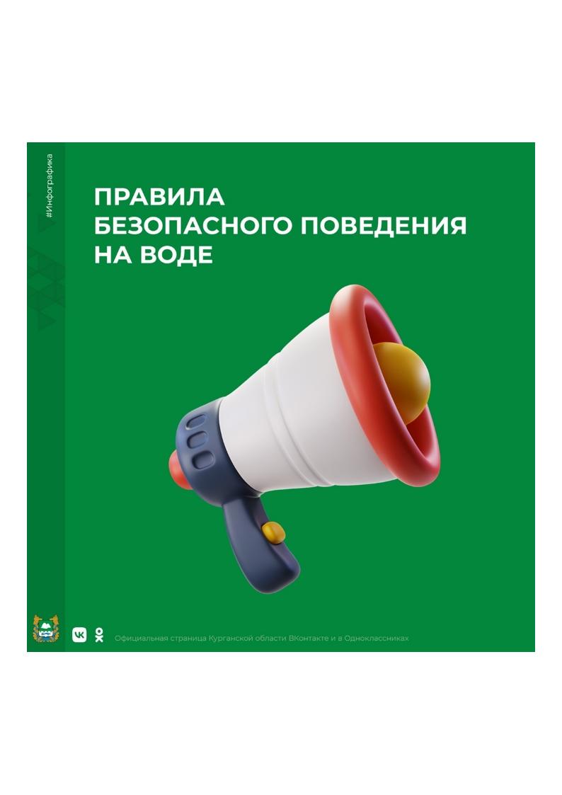 правила безопасного поведения на воде.